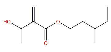 3-Methylpentyl 3-hydroxy-2-methylenebutyrate